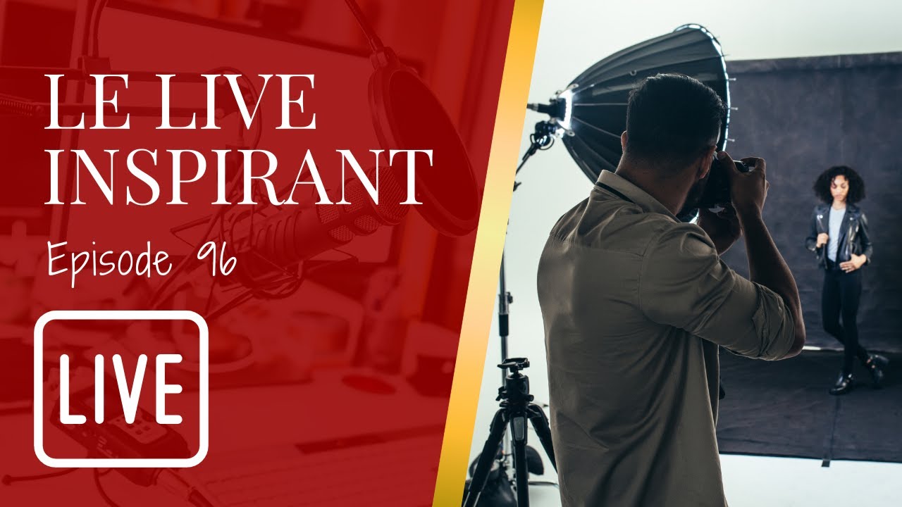 Comment débuter le portrait en studio avec l'équipement minimal - Le LIVE inspirant - Épisode 96