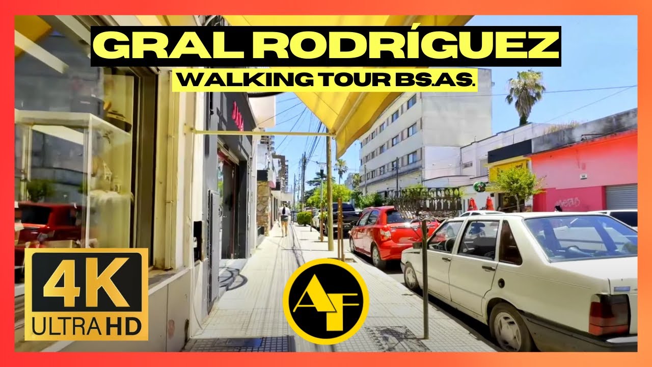 (4K) Walking Tour Bs.As. - Mediodia por General Rodríguez