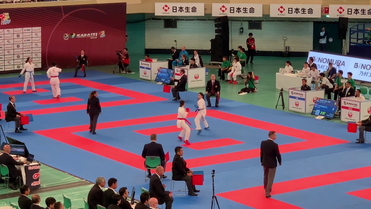 Karate 1 PL Tokyo 2019 Female Kumite -50KG HKG VS CHIPPENSUK CHANYANUT (THA)