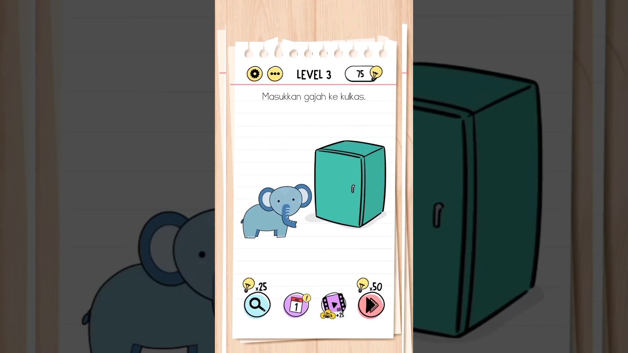 Cobain game brain test level 3-4 
