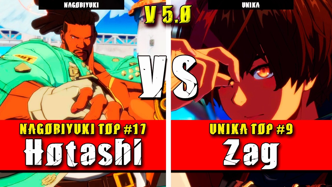 GGST | Hotashi (Nagoriyuki) VS Zag (Unika) | Guilty Gear Strive High level gameplay