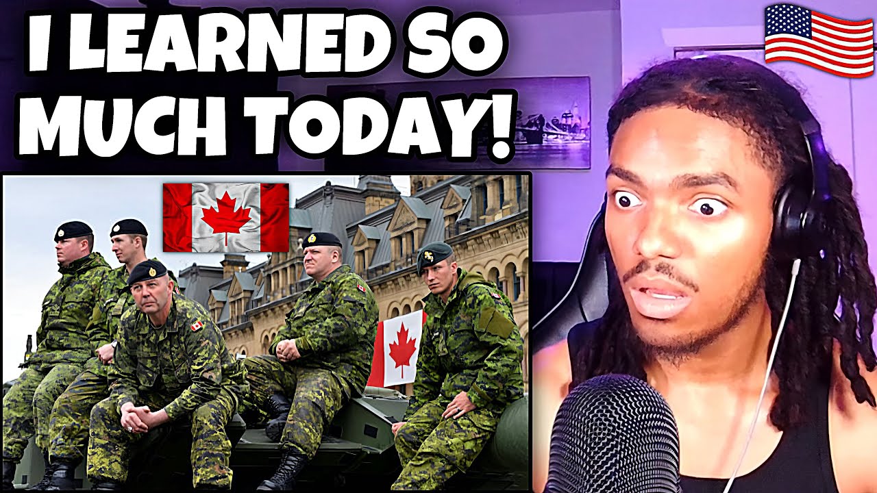 AMERICAN REACTS to the Military History of Canada