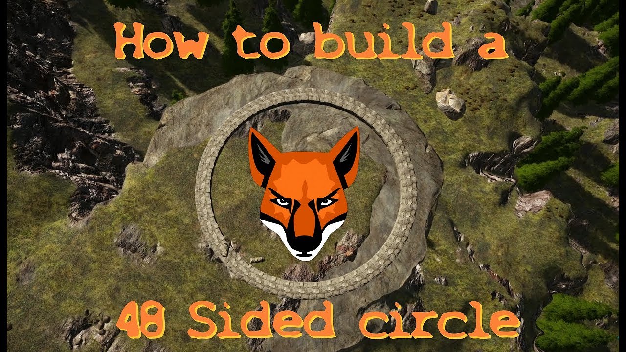 How to build a 48 sided circle