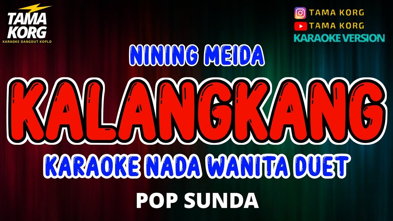 KALANGKANG KARAOKE!! Pop Sunda - Nada Wanita