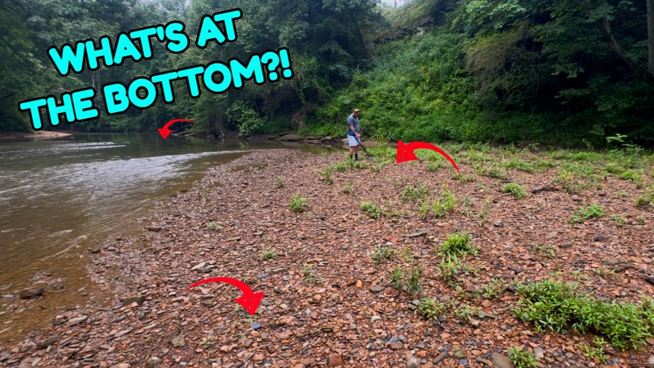 LOADED Riverbed! Metal Detecting for Ghost Town’s lost treasures!
