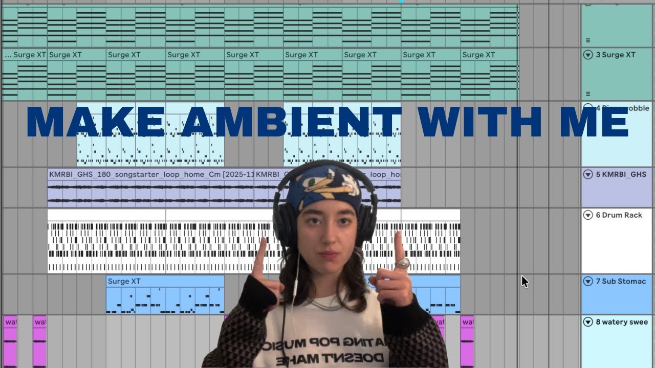 making a simple ambient beat on a sunday