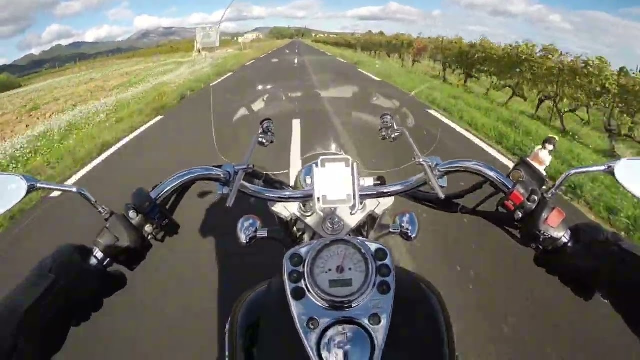 Honda shadow 125, Rocco en balade.