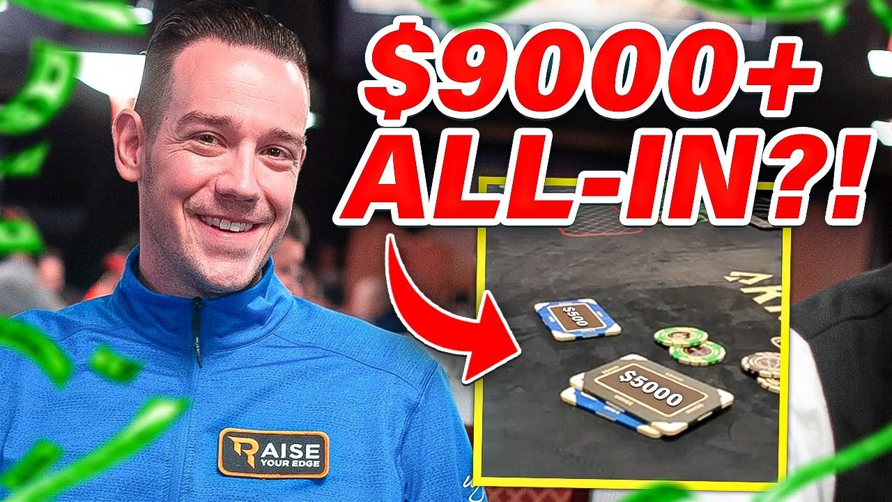 I FIVE BET ALL-IN for $9,500 with QQ! | ACR Live Cage Vlog part 2