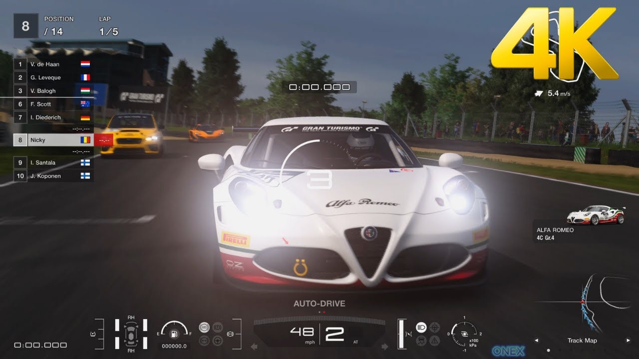 Gran Turismo 7: Alfa Romeo 4C Gr.4 Gameplay | 4K 60FPS