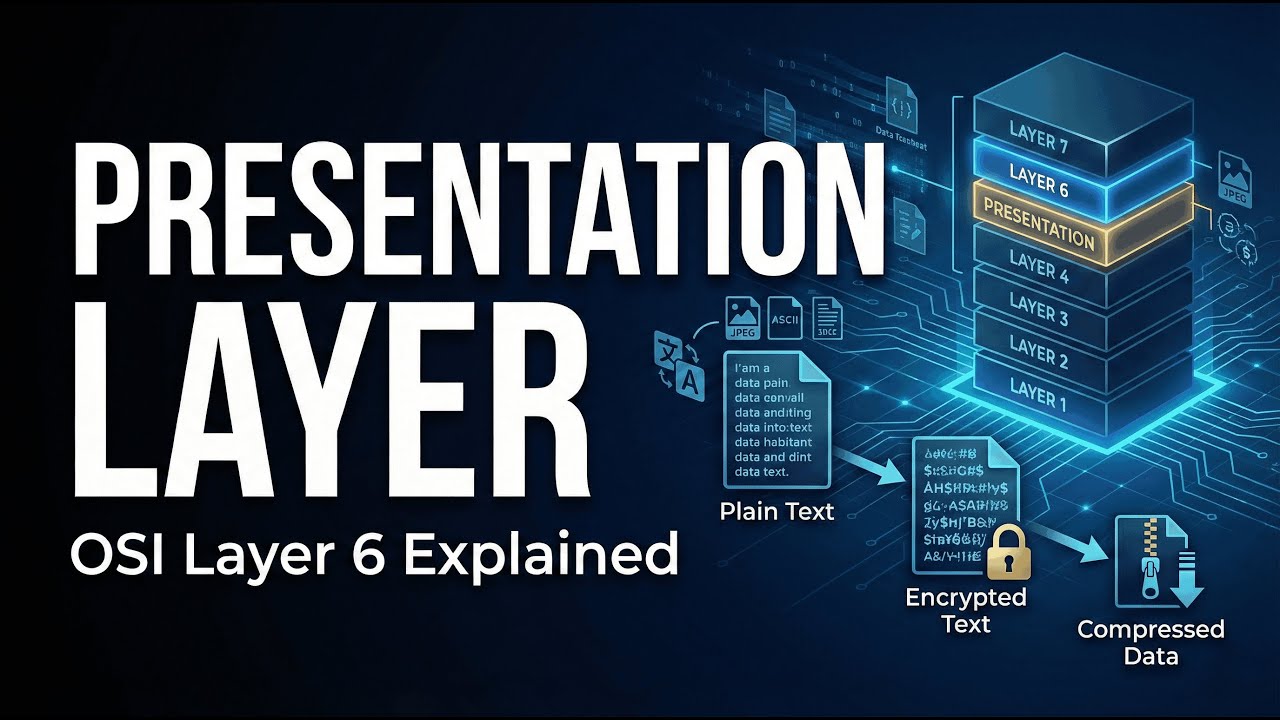 Presentation Layer Explained | OSI Model Layer 6 in Computer Networking | CCNA | Part- 5 | 