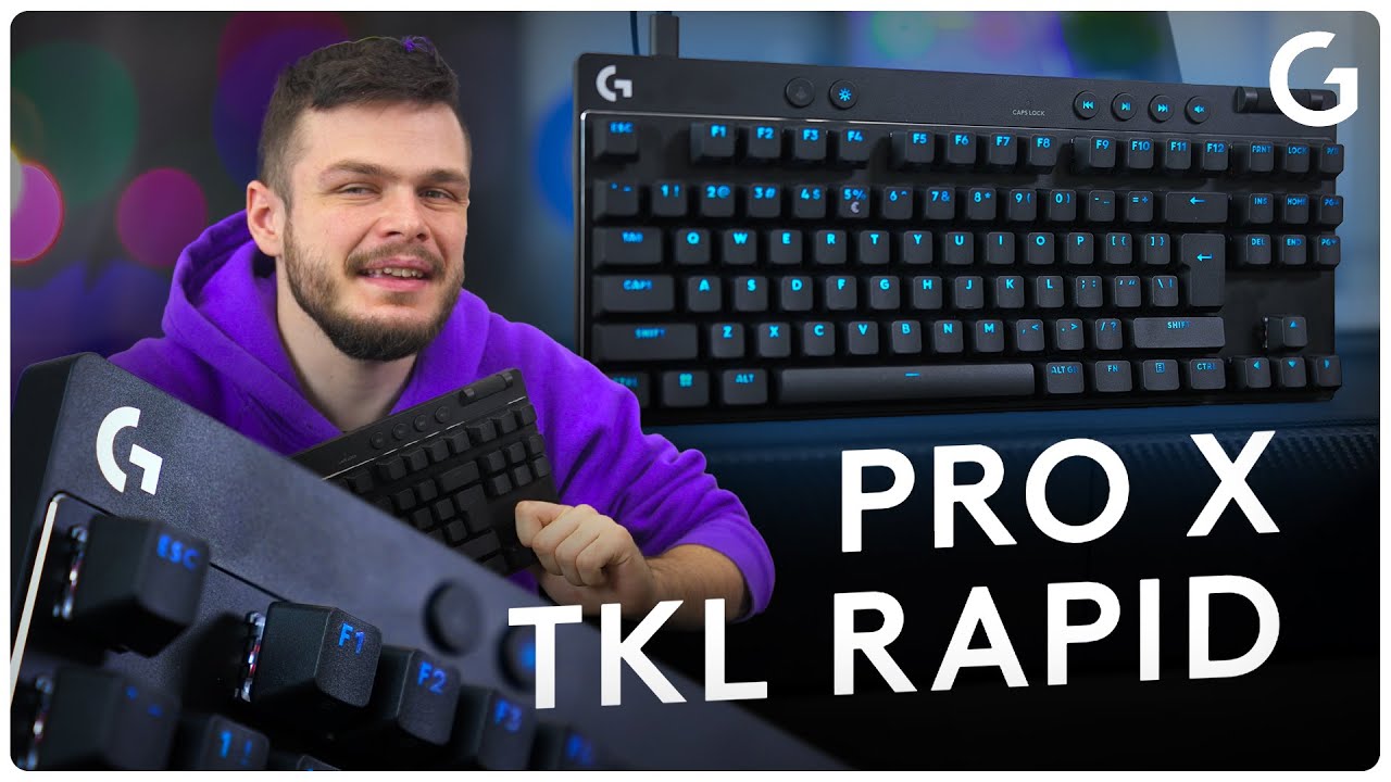 Logitech направиха НАЙ-БЪРЗАТА си геймърска клавиатура! - G Pro X TKL Rapid