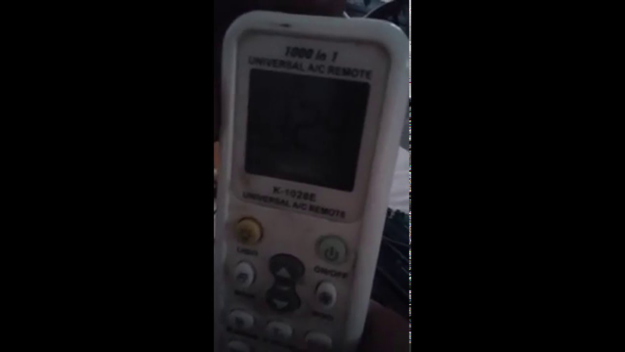 PROGRAMANDO CONTROLE UNIVERSAL AR SPLIT