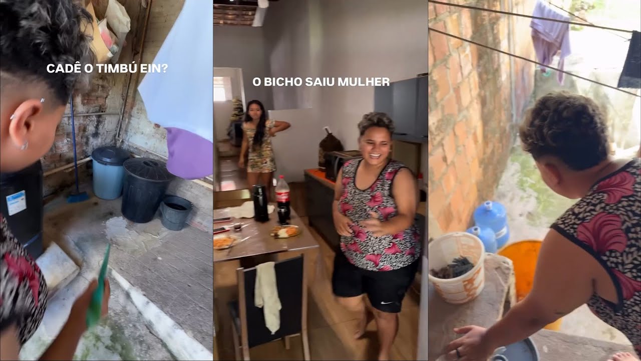 LUELVES, MARI E GLEYCI SÃO ATACADOS POR UM GAMBÁ - Stories do Luelves