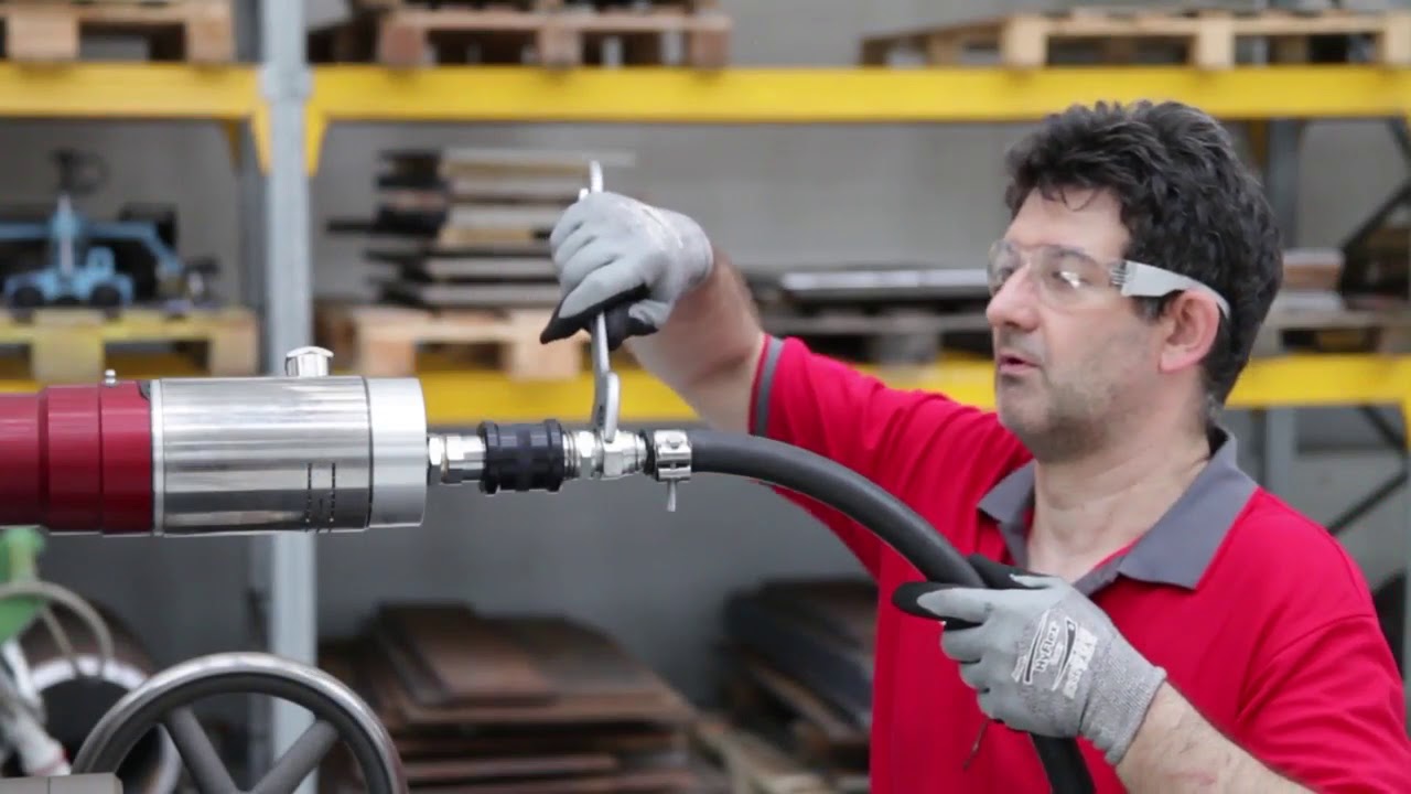 Masina de sanfrenat tevi portabila hidraulica Hypermaxi GBC Industrial Tools