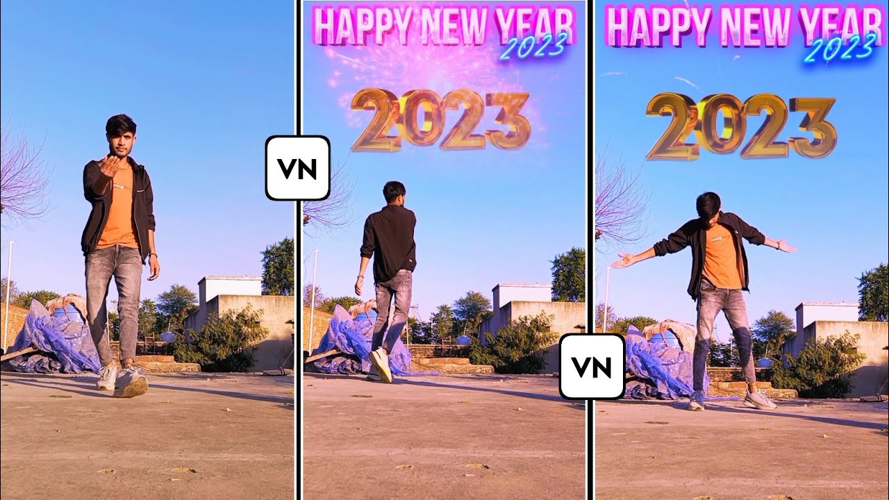 How To Happy New year Video Editing Tutorial In VN App | Avend Editor