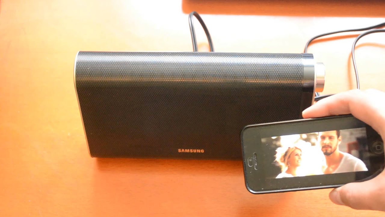 Samsung DA-F60 -- Sistem audio wireless portabil - review video