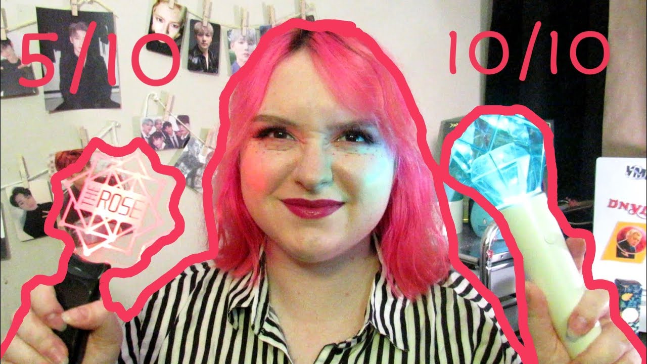 Rating kpop lightsticks!! | mac moon