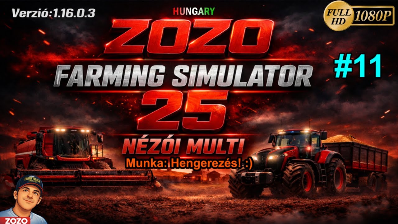 ZOZO🚜#11│FARMING SIMULATOR 25│NÉZŐI MULTI│RIVERBEND SPRINGS MAP│HENGEREZÉS.