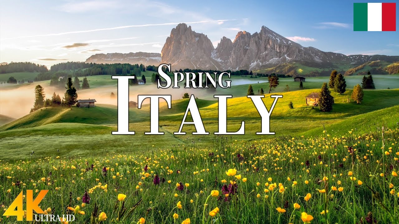 Spring Italy 4K Ultra HD &bull; Stunning Footage UAE, Scenic Relaxation Film with Calming Music.