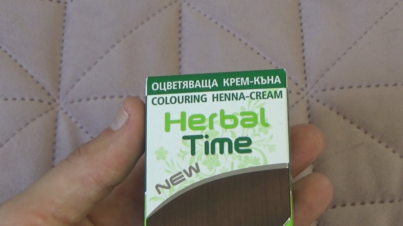 Распаковка и тестирование крем-хны Herbal Time Chocolate 75 мл