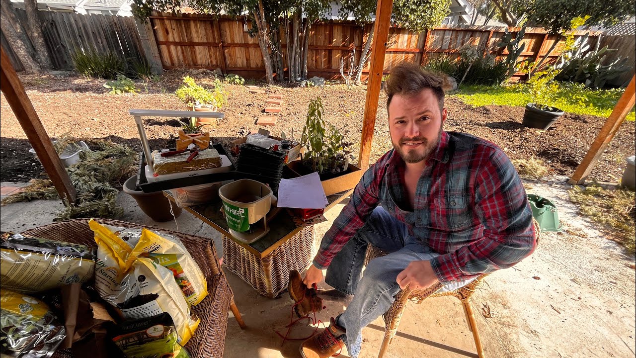 A bit of gardening chaos in late January.