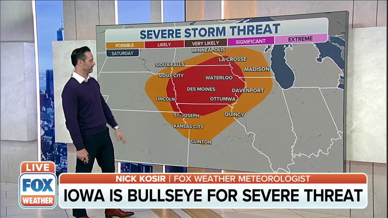 Severe Storm, Damaging Wind, Hail Threats For Iowa This Weekend