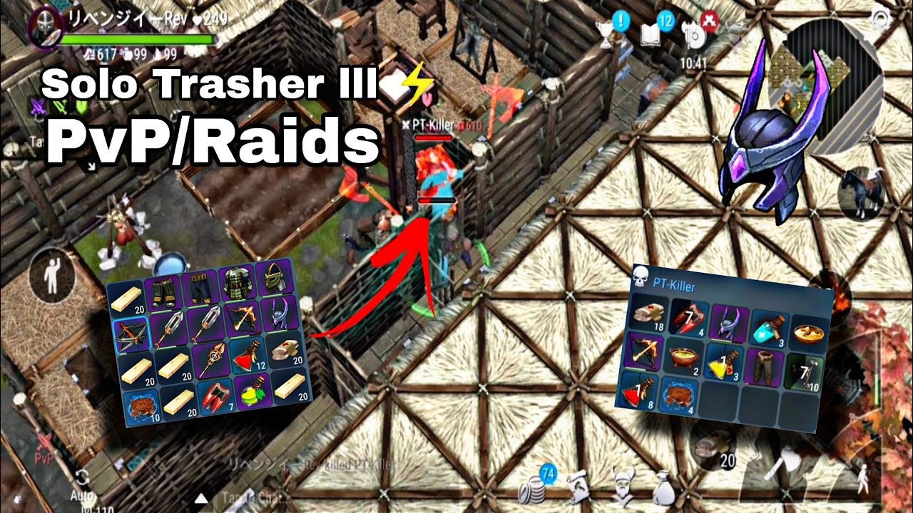 Solo PvP/Raids 200IQ Trasher plays!!! Frostborn