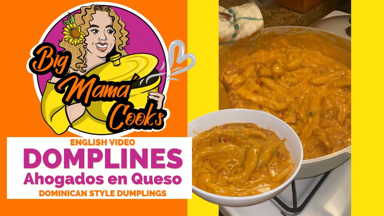 Dominican DOMPLINES Ahogados En Queso *ENGLISH VIDEO* | Dumplings in Cheese Sauce #bigmamacooks