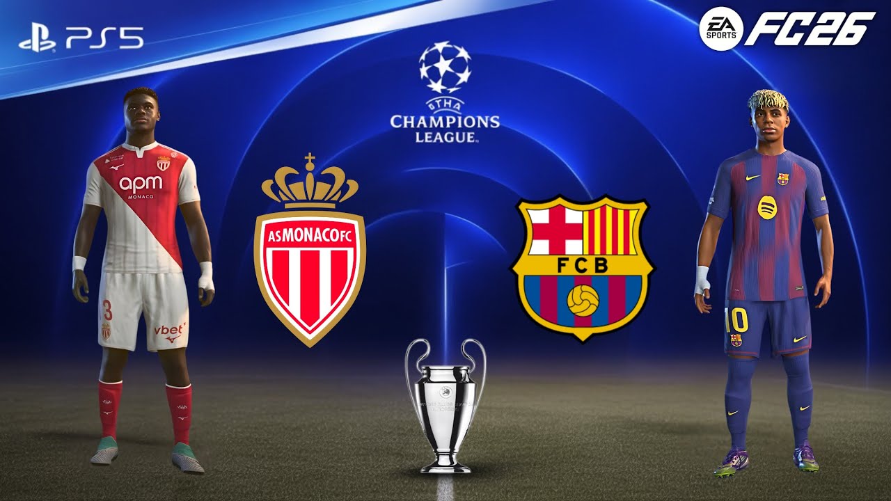 FC 26 — «Барселона» — «Монако» | Финал ЛЧ 2026 | Эпическая битва Ламина Ямала и Поля Погба