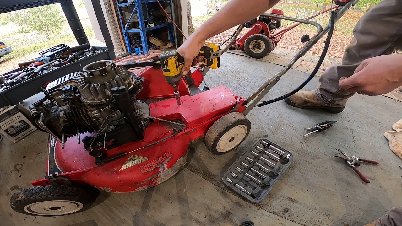 1980'S TORO PUSH MOWER SITTING FOR 20 YEARS!! WILL IT RUN??