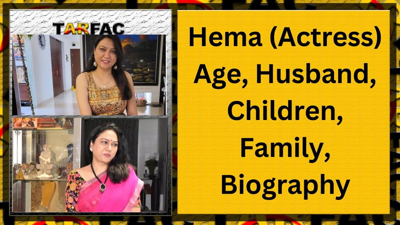 Hema Actress Age, Husband, Children, Family, Biography #biography #actress #hema