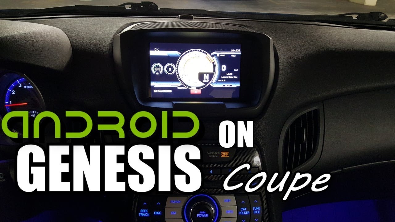 Android Tablet Install & Demo on Genesis Coupe