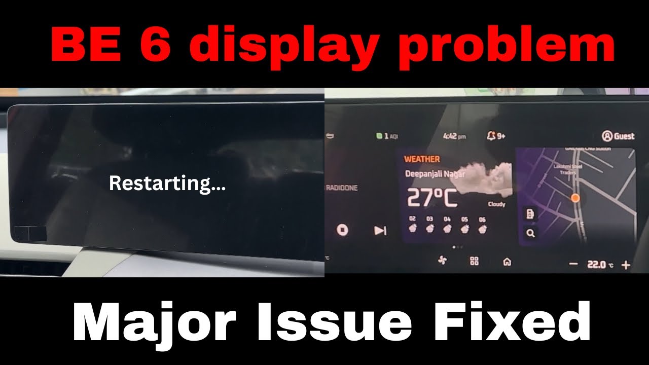 Mahindra BE 6 Major Display Issue Fixed! What Actually Went Wrong? | #mahindra @mahindraelectricsuvs