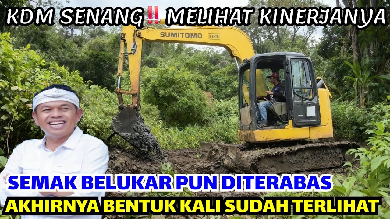 NGERI❗️SEMAK BELUKAR DITERABAS❗️BENTUK KALI PUN SUDAH MULAI TERLIHAT SEKARANG❗️