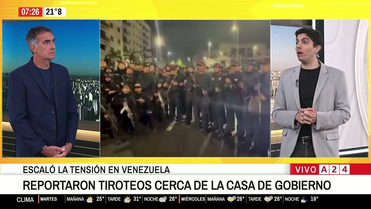 📢 VENEZUELA: DISPAROS, FUEGO ANTIAÉREO, DRONES Y CONFUSIÓN EN TORNO AL PALACIO DE MIRAFLORES