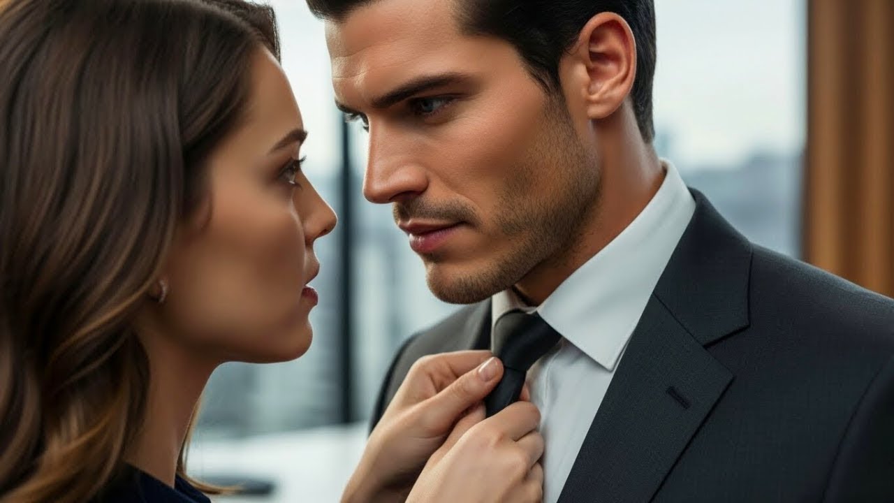 Ella ajustó su corbata y él susurró Deja de mirar mis labios o olvidaré que eres mi asistente