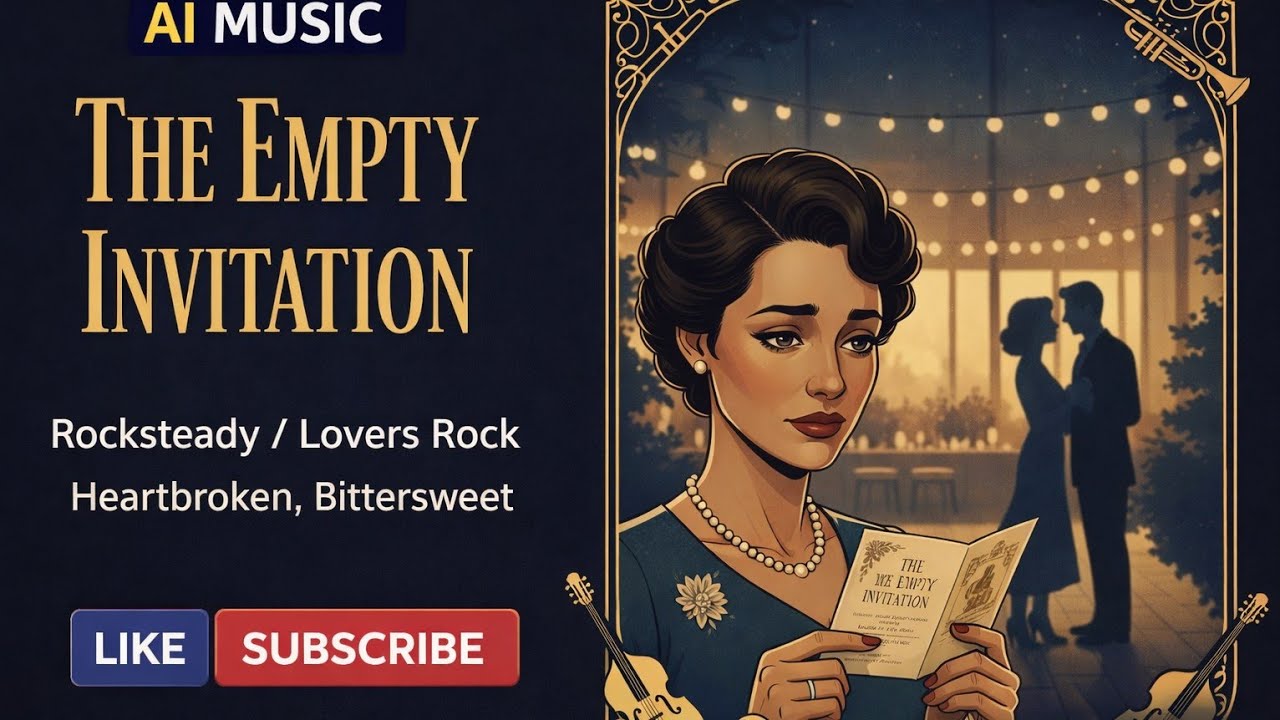 The Empty Invitation 💔 | Rocksteady / Lovers Rock AI Music | Rudy AI MusicAlternatif 
