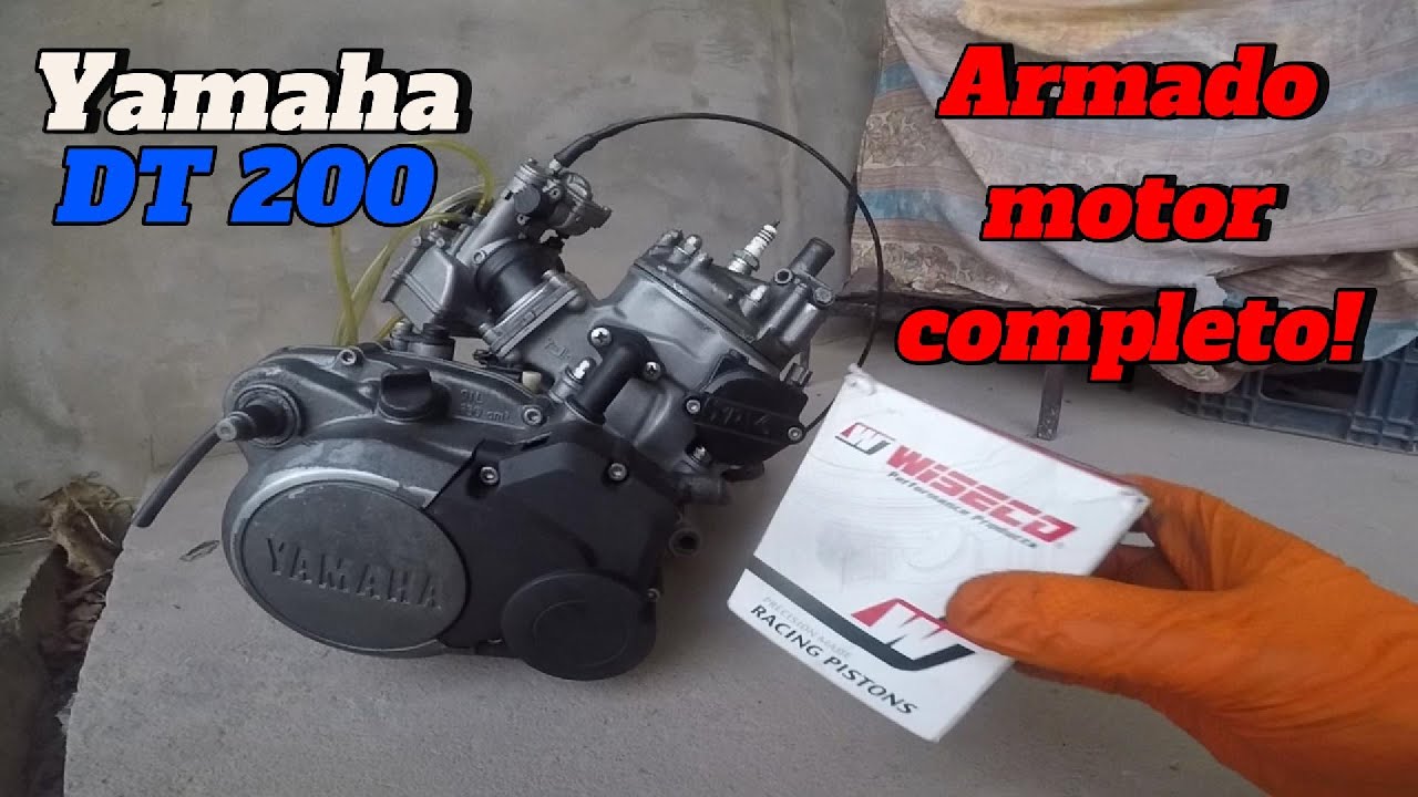Yamaha DT 200. Armado de motor completo con sus torques (piston Wiseco forjado). Argentina!