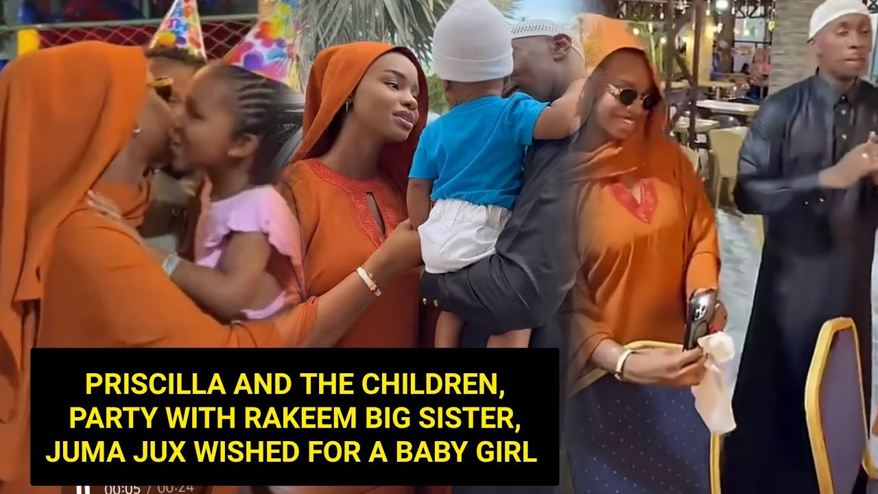 JUMA JUX special treat to the celebrant, RAKEEM big sister, can't wait  a DAUGHTER. PRISCILLA on it