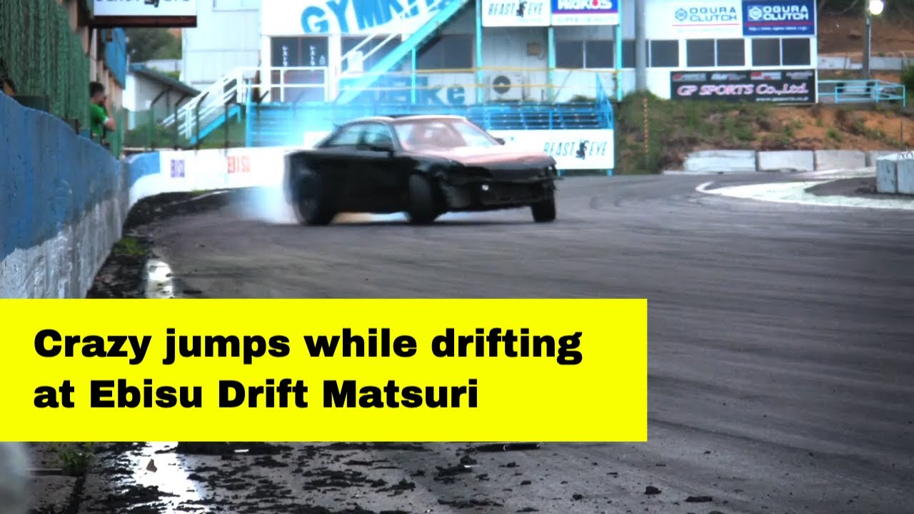The most insane drift event in the world! Cars are actually flying.