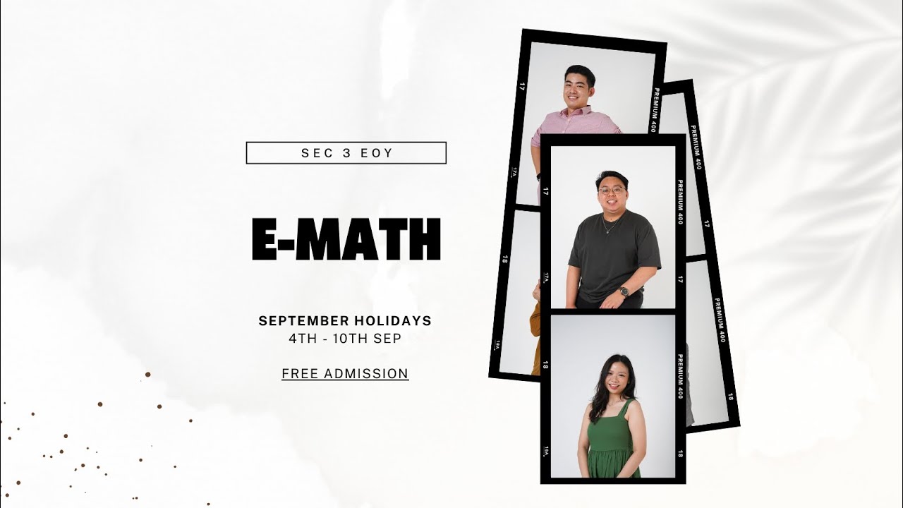 [Sec 3 EOY] E-Math Revision - Congruency and Similarity, Mensuration