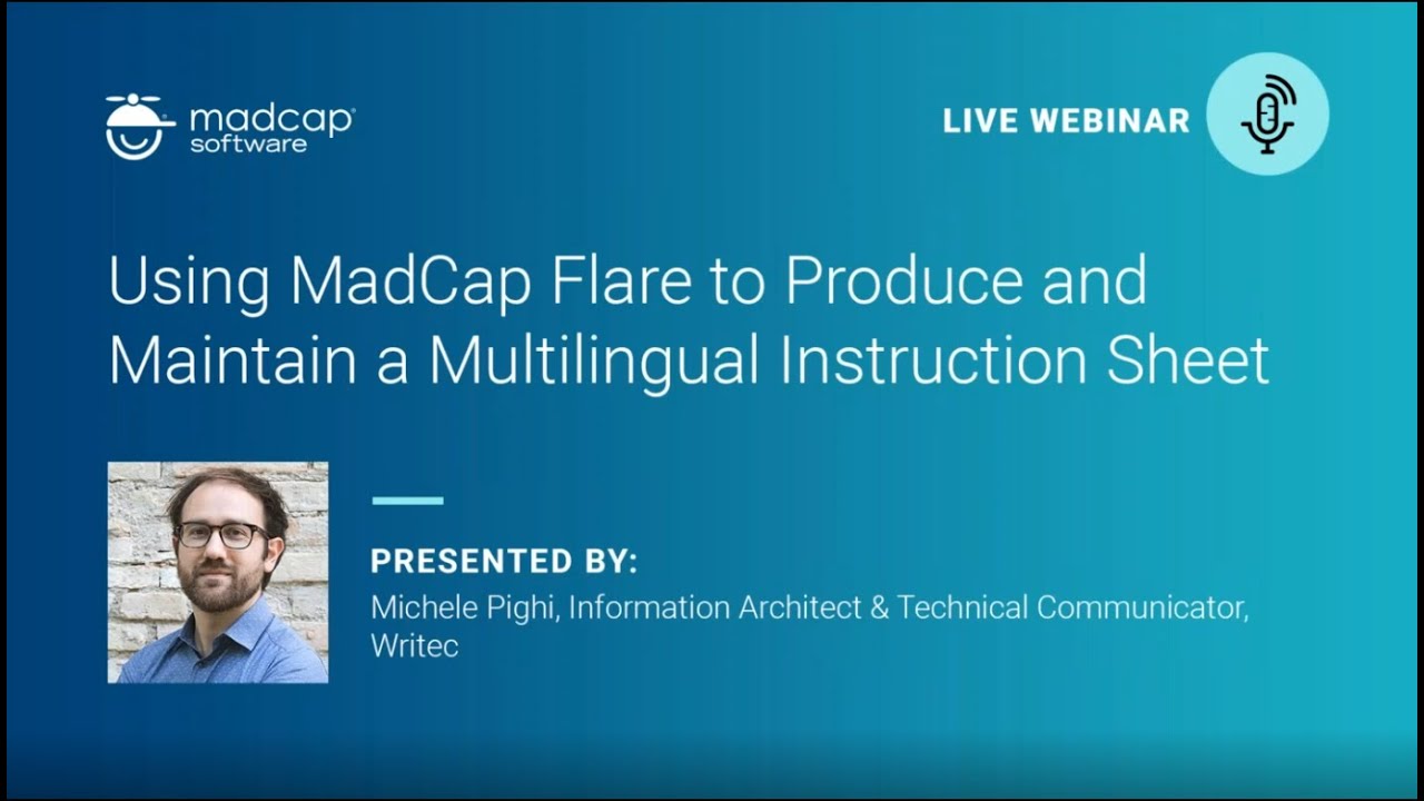 Using MadCap Flare to Produce and Maintain a Multilingual Instruction Sheet