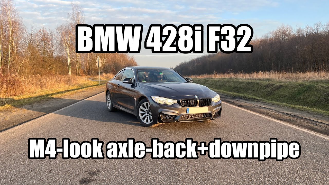 BMW 428i F32 | Выхлопная система с клапанами и даунпайпом в стиле M4 | Baq Exhaust