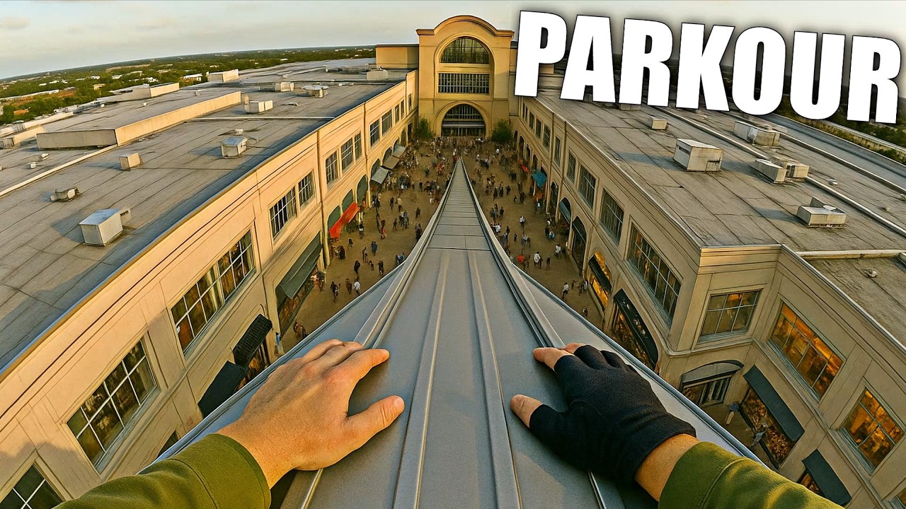 PARKOUR NOS TELHADOS DO SHOPPING (Áreas Secretas)