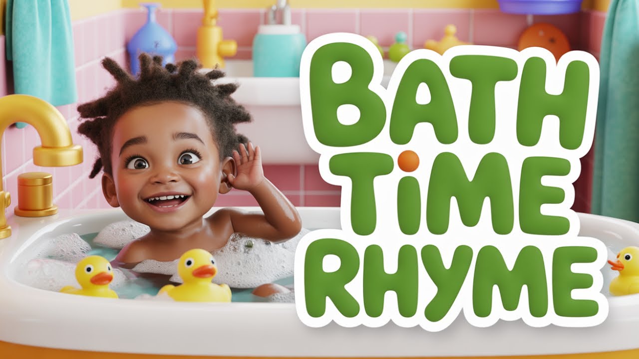 Bath Time Rhyme | An Original Bath Song | Nursery Rhymes + Kids Songs