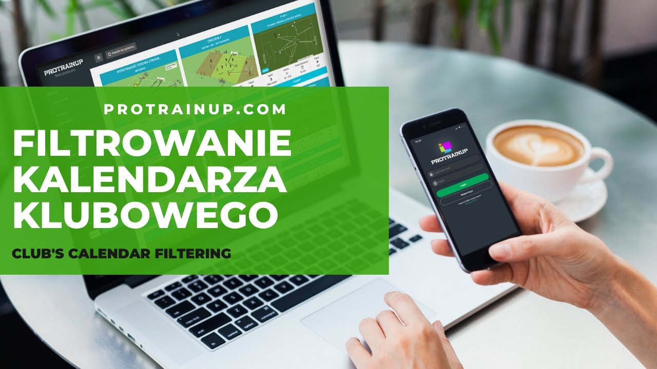 ProTrainUp - Filtrowanie kalendarza klubowego