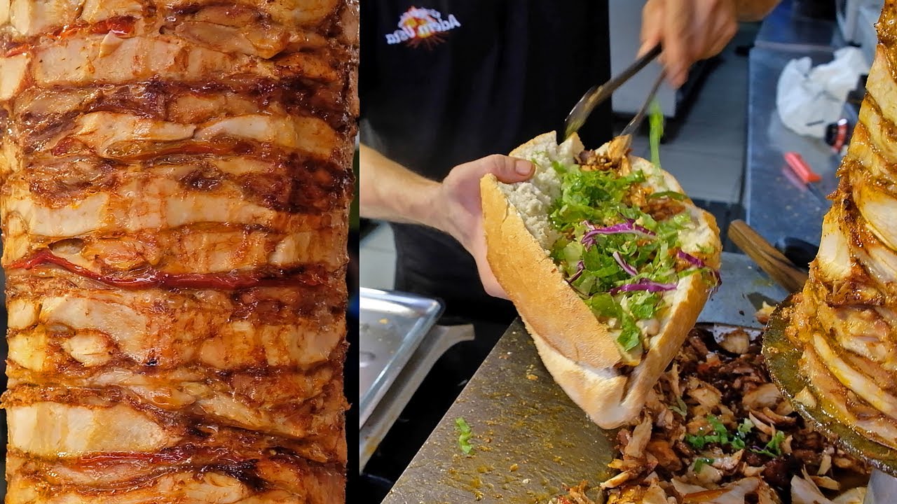 Whole Bread & Super Delicious - Chicken Doner Sandwich - Doyurucu ve Lezzetli Tam Ekmek Tavuk D&ouml;ner
