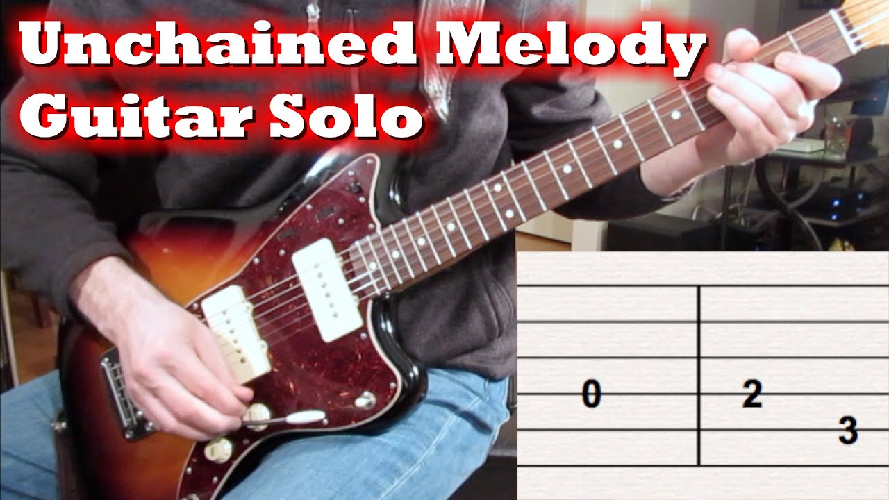 Unchained Melody: Guitar solo (tabs)
