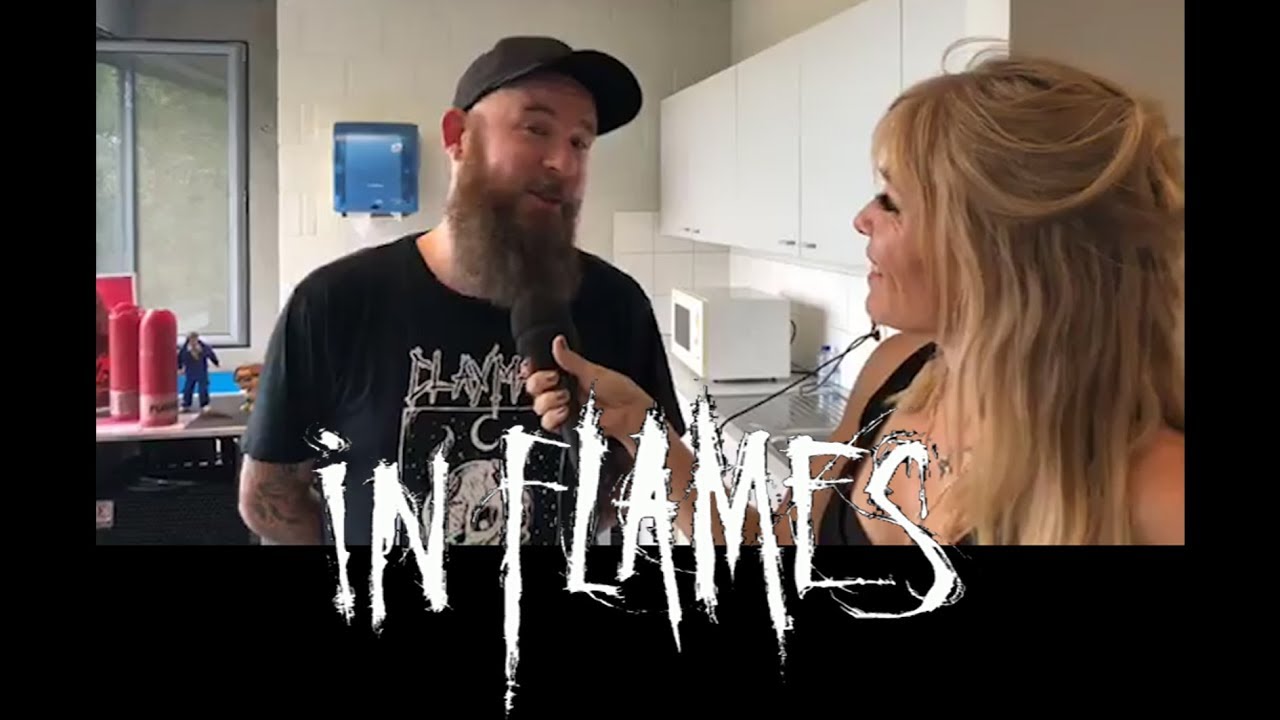 IN FLAMES - Anders Friden takes Rawstatica backstage @ Alcatraz Metal Festival 2018