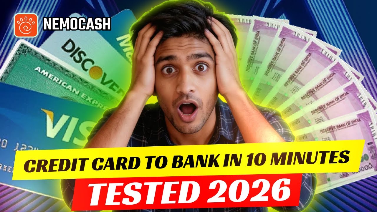 Fast Transfer Method: Credit Card to Bank Account in 10 Minutes | 1.6% Charges | Tested 2026